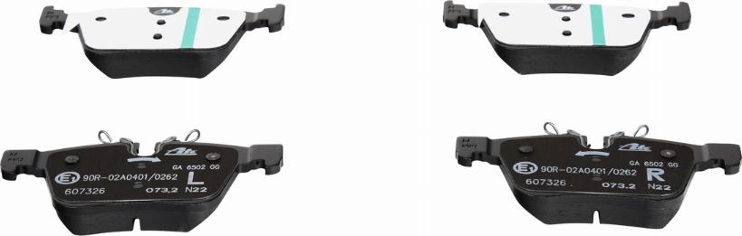 ATE 13.0460-7326.2 - Brake Pad Set, disc brake onlydrive.pro