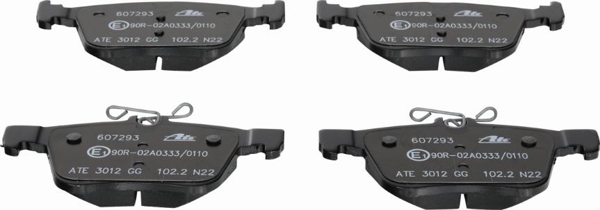 ATE 13.0460-7293.2 - Brake Pad Set, disc brake onlydrive.pro