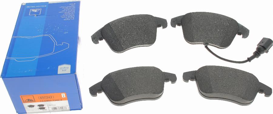 ATE 13.0460-7242.2 - Brake Pad Set, disc brake onlydrive.pro