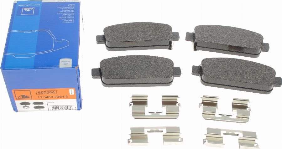 ATE 13.0460-7264.2 - Brake Pad Set, disc brake onlydrive.pro