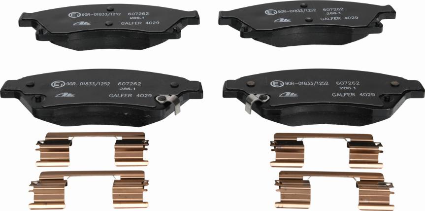 ATE 13.0460-7262.2 - Brake Pad Set, disc brake onlydrive.pro