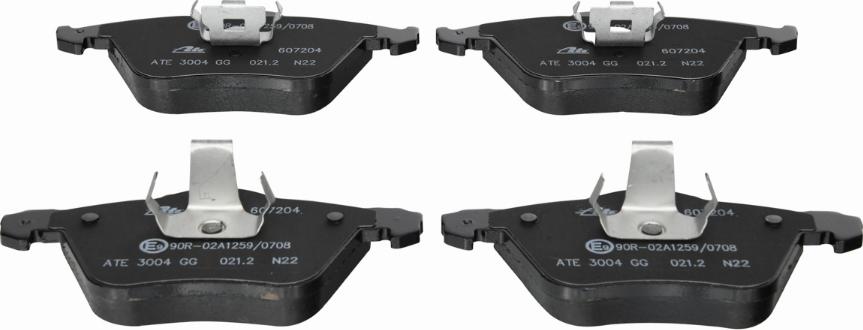 ATE 13.0460-7204.2 - Brake Pad Set, disc brake onlydrive.pro