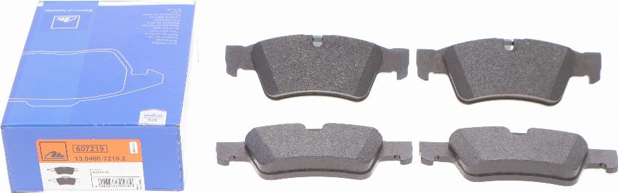 ATE 13.0460-7219.2 - Brake Pad Set, disc brake onlydrive.pro