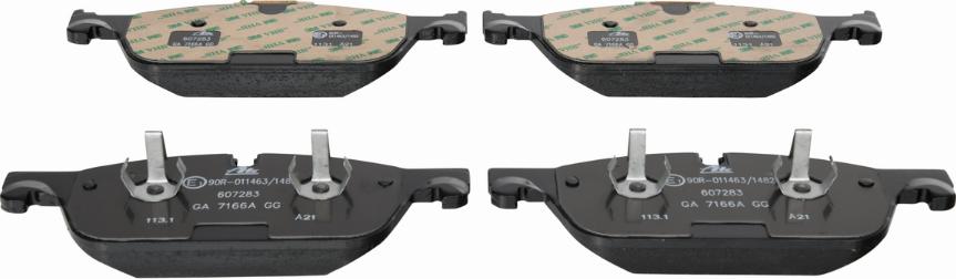 ATE 13.0460-7283.2 - Brake Pad Set, disc brake onlydrive.pro