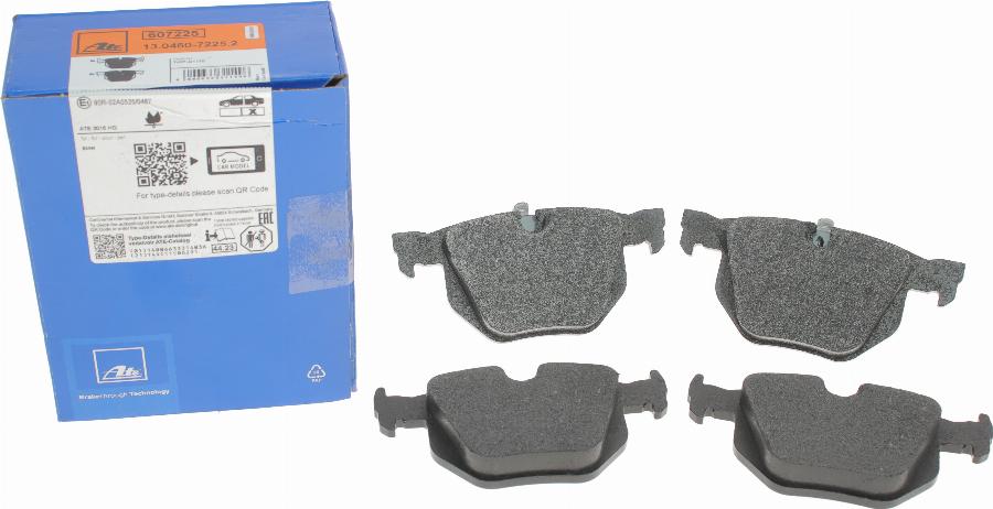 ATE 13.0460-7225.2 - Brake Pad Set, disc brake onlydrive.pro