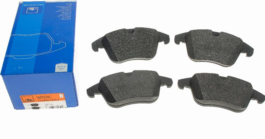 ATE 13.0460-7228.2 - Brake Pad Set, disc brake onlydrive.pro