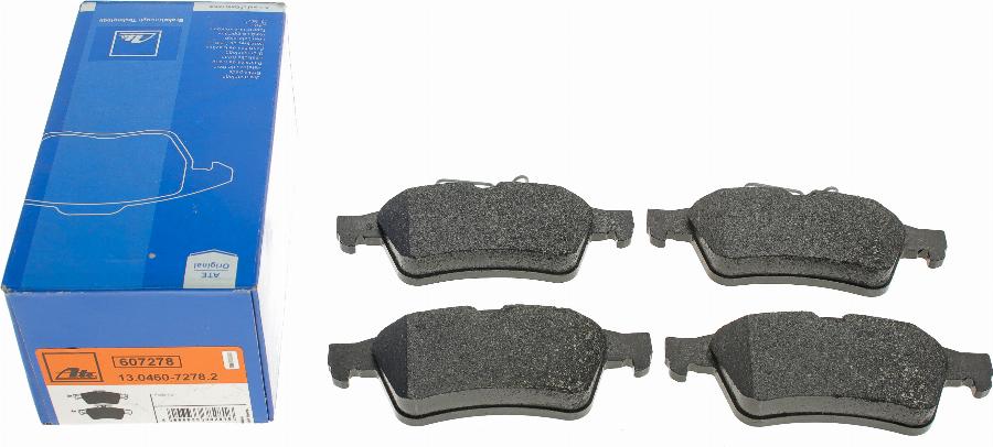 ATE 13.0460-7278.2 - Brake Pad Set, disc brake onlydrive.pro