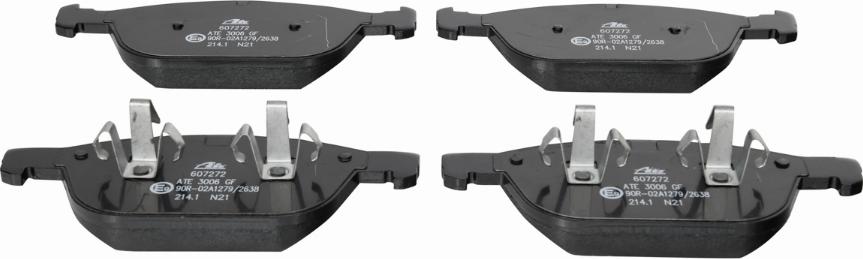 ATE 13.0460-7272.2 - Brake Pad Set, disc brake onlydrive.pro