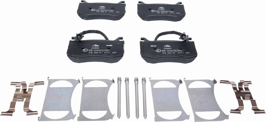 ATE 13.0470-4893.2 - Brake Pad Set, disc brake onlydrive.pro