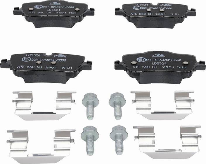 ATE 13.0470-5524.2 - Brake Pad Set, disc brake onlydrive.pro