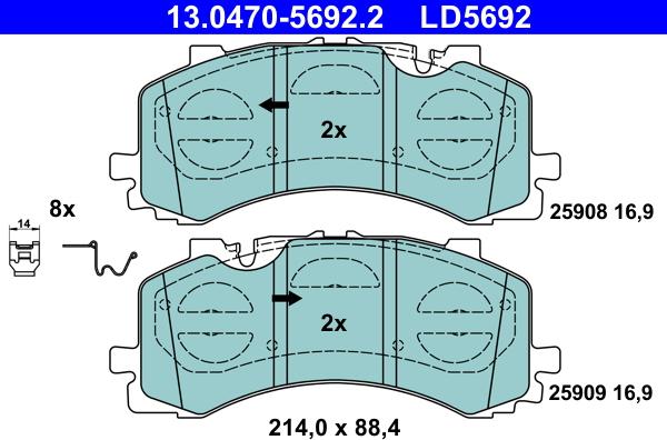 ATE 13.0470-5692.2 - Jarrupala, levyjarru onlydrive.pro