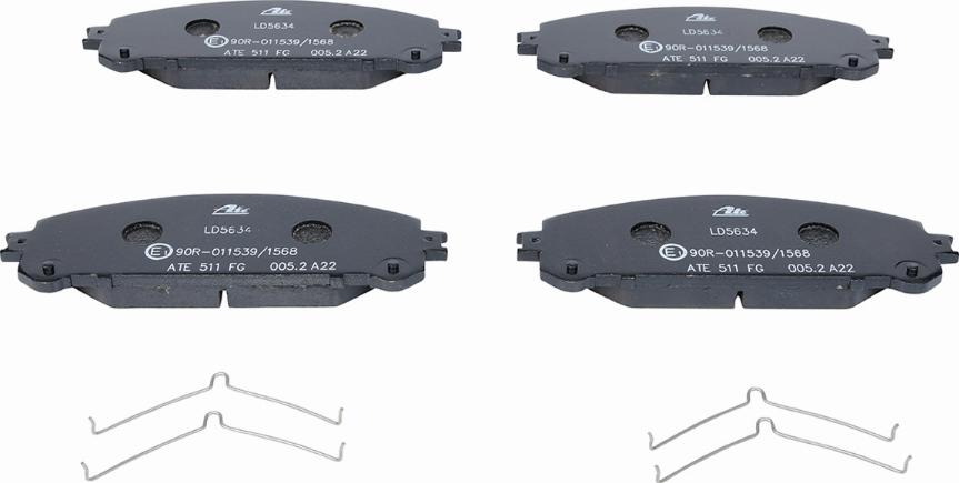 ATE 13.0470-5634.2 - Brake Pad Set, disc brake onlydrive.pro