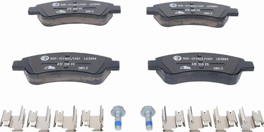 ATE 13.0470-3994.2 - Brake Pad Set, disc brake onlydrive.pro