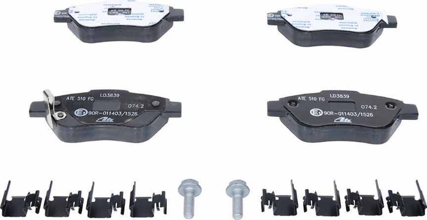 ATE 13.0470-3839.2 - Brake Pad Set, disc brake onlydrive.pro