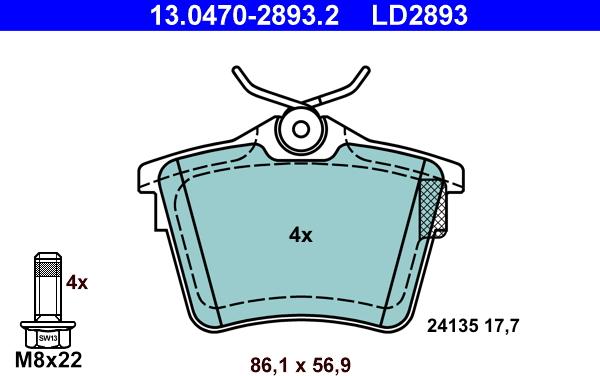 ATE 13.0470-2893.2 - Jarrupala, levyjarru onlydrive.pro