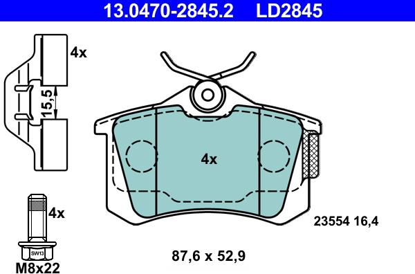 ATE 13.0470-2845.2 - Jarrupala, levyjarru onlydrive.pro