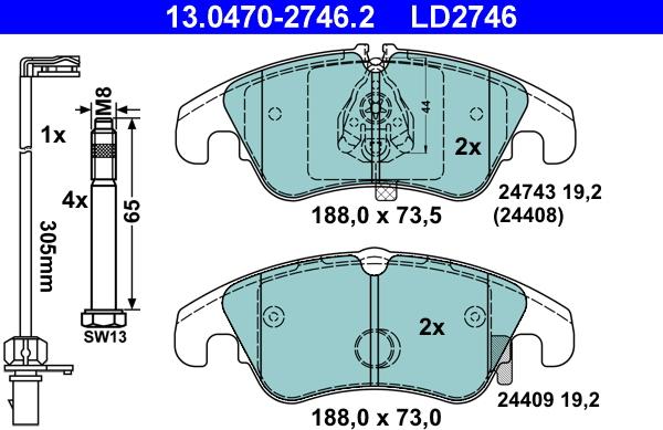 ATE 13.0470-2746.2 - Jarrupala, levyjarru onlydrive.pro