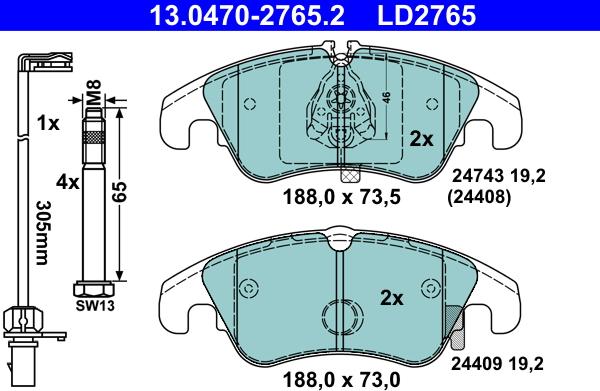 ATE 13.0470-2765.2 - Jarrupala, levyjarru onlydrive.pro