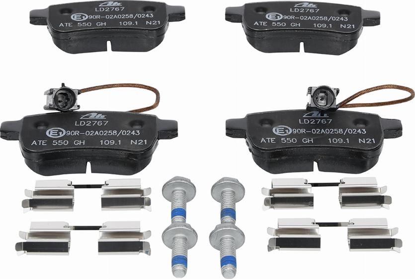 ATE 13.0470-2767.2 - Brake Pad Set, disc brake onlydrive.pro