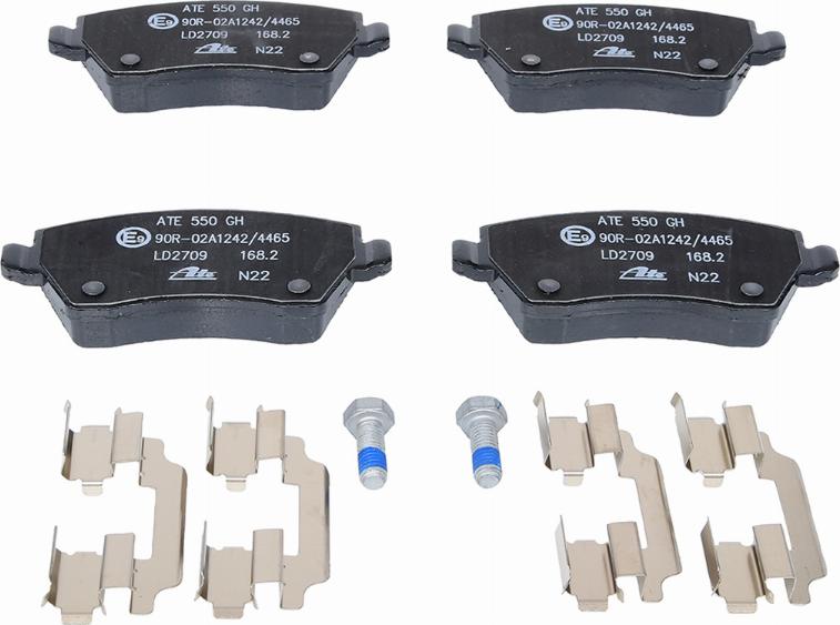 ATE 13.0470-2709.2 - Brake Pad Set, disc brake onlydrive.pro