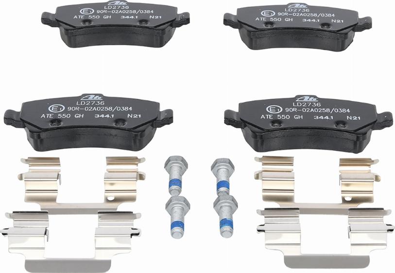 ATE 13.0470-2736.2 - Brake Pad Set, disc brake onlydrive.pro