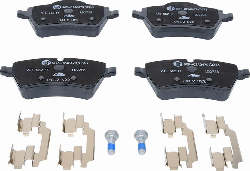 ATE 13.0470-2725.2 - Brake Pad Set, disc brake onlydrive.pro