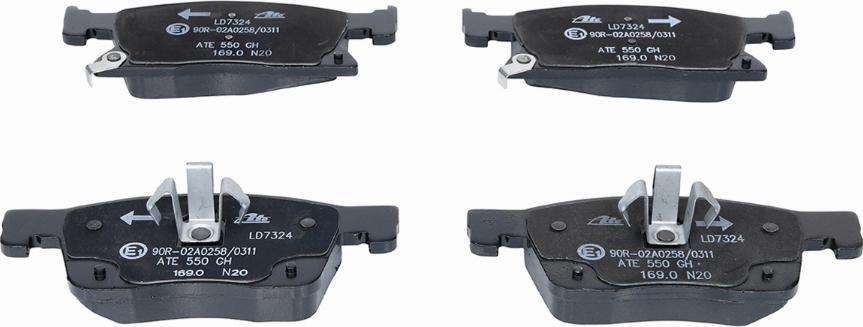 ATE 13.0470-7324.2 - Brake Pad Set, disc brake onlydrive.pro