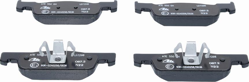 ATE 13.0470-7298.2 - Brake Pad Set, disc brake onlydrive.pro