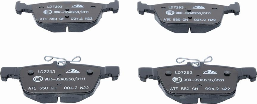 ATE 13.0470-7293.2 - Brake Pad Set, disc brake onlydrive.pro