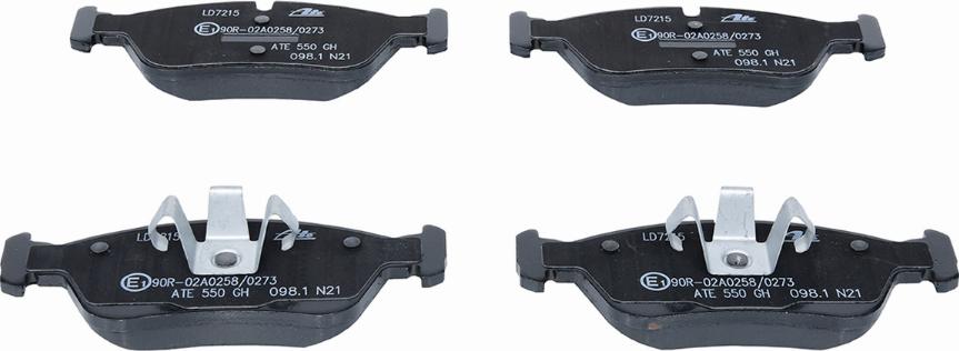 ATE 13.0470-7215.2 - Brake Pad Set, disc brake onlydrive.pro