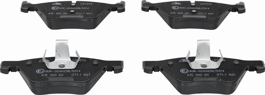 ATE 13.0470-7216.2 - Brake Pad Set, disc brake onlydrive.pro