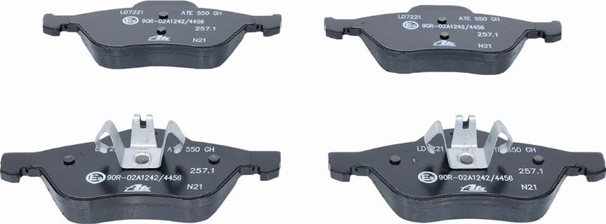 ATE 13.0470-7221.2 - Brake Pad Set, disc brake onlydrive.pro