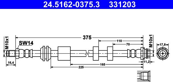 ATE 24.5162-0375.3 - Jarruletku onlydrive.pro