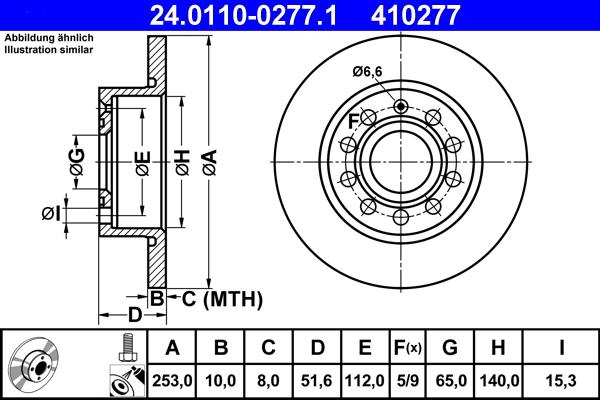 ATE 24.0110-0277.1 - Brake Disc onlydrive.pro