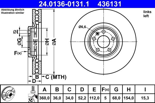 ATE 24.0136-0131.1 - Тормозной диск onlydrive.pro