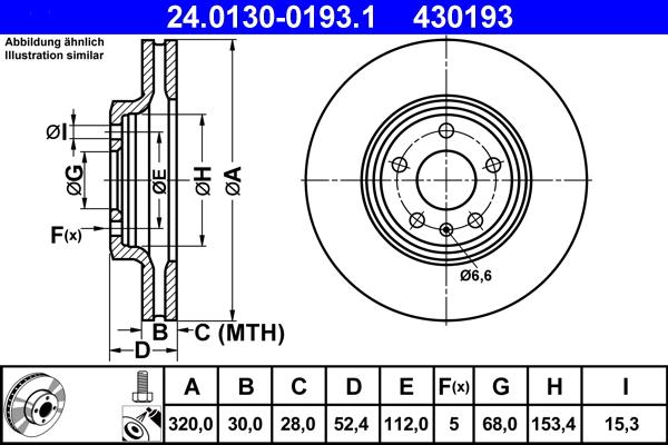 ATE 24.0130-0193.1 - Brake Disc onlydrive.pro