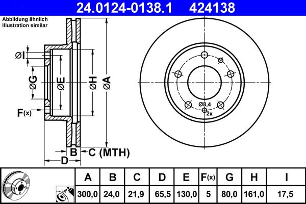 ATE 24.0124-0138.1 - Jarrulevy onlydrive.pro