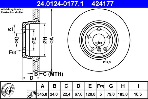 ATE 24.0124-0177.1 - Jarrulevy onlydrive.pro