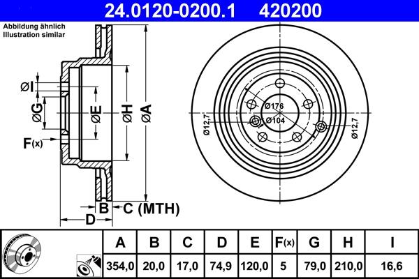 ATE 24.0120-0200.1 - Brake Disc onlydrive.pro