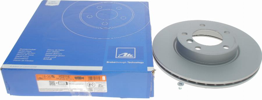 ATE 24.0122-0115.1 - Brake Disc onlydrive.pro