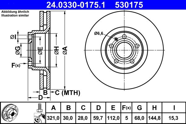 ATE 24.0330-0175.1 - Тормозной диск onlydrive.pro