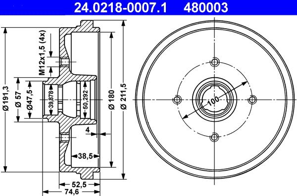 ATE 24.0218-0007.1 - Piduritrummel onlydrive.pro