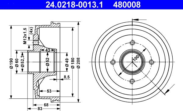 ATE 24.0218-0013.1 - Piduritrummel onlydrive.pro