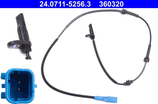 ATE 24.0711-5256.3 - Sensor, wheel speed onlydrive.pro