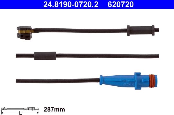 ATE 24.8190-0720.2 - Warning Contact, brake pad wear onlydrive.pro