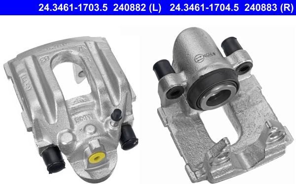 ATE 24.3461-1704.5 - Brake Caliper onlydrive.pro