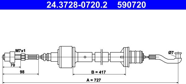 ATE 24.3728-0720.2 - Sankabos trosas onlydrive.pro