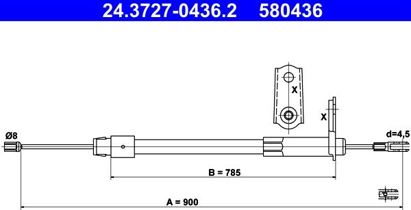 ATE 24.3727-0436.2 - Vaijeri, seisontajarru onlydrive.pro