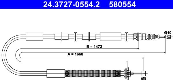 ATE 24.3727-0554.2 - Vaijeri, seisontajarru onlydrive.pro