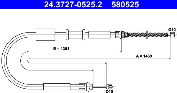 ATE 24.3727-0525.2 - Vaijeri, seisontajarru onlydrive.pro